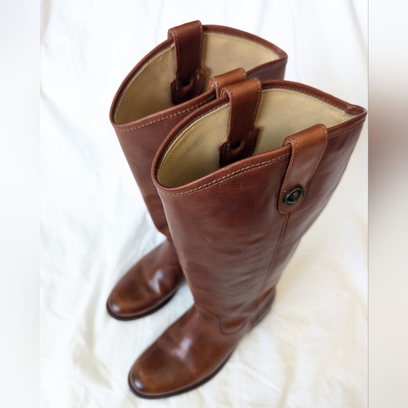 Frye Gorgeous Leather Tall Boots - Picture 9 of 14